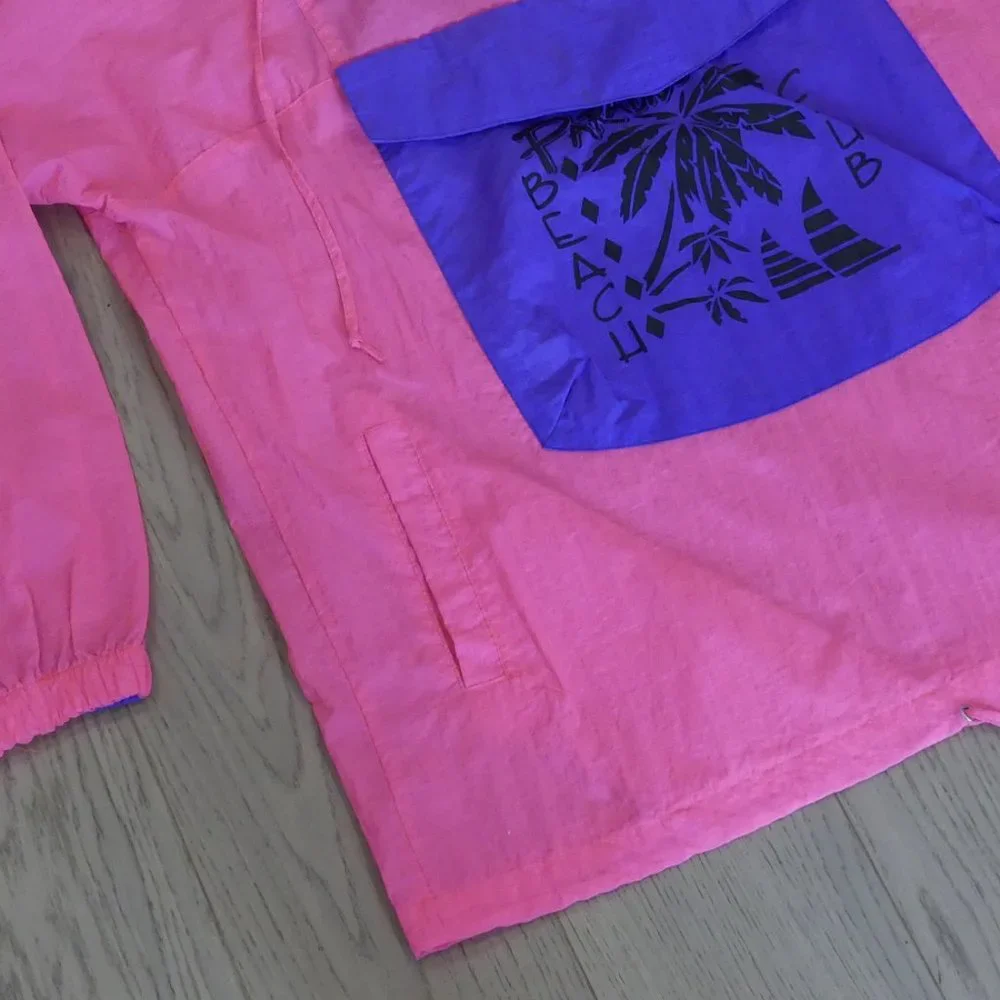 Paradise Beach Club Pink/Purple Large Jacket - Picture 5 of 6